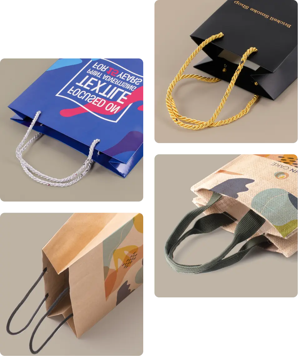 CLC Packaging - recyclable branded paper shopping bag